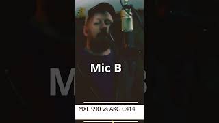 MXL 990 vs AKG C414 [upl. by Lux737]