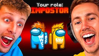 MINIMINTER amp W2S MASTERCLASS IMPOSTOR DUO IN SIDEMEN AMONG US All Games [upl. by Llirpa]