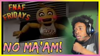 HOW DID SHE GET THERE  FNAF VHS REACTION  FNAFFRIDAY 10 [upl. by Ilwain]