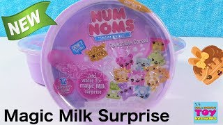 Num Noms Snackables Collectible Cereal Series 1 Magic Milk Surprise  PSToyReviews [upl. by Mcquillin194]