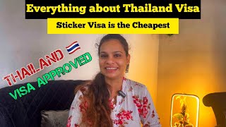 Thailand Visa from India  How to Apply Thailand Visa for Indians  Thailand Sticker Visa [upl. by Ecnirp]