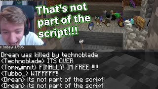 Every SCRIPT MISTAKE on dream smp dreamtechnobladetommyinnit [upl. by Bonnibelle]