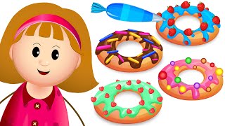 Learn How To Make A Doughnut With Elly and more Fun Learning Videos by KidsCamp [upl. by Ayanaj385]