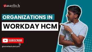 Organizations in Workday HCM  ZaranTech [upl. by Arym]