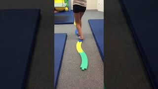 NDTBobath method Balance exercises to a child with cerebral palsy and sensory integration deficits [upl. by Esiuole388]