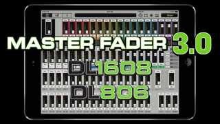 Mackie DL Series Digital Live Mixers  Introducing Master Fader v30 [upl. by Animrac]