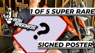 1 of 5 Signed Rok Bagoros Poster Unboxing [upl. by Reffineg]