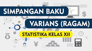 part 7 Statistika  CARA MENENTUKAN SIMPANGAN BAKU dan RAGAM VARIANS DATA TUNGGAL dan KELOMPOK [upl. by Arec]