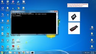 Format memory card using command prompt [upl. by Triny188]