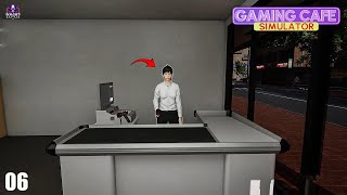 HIRING NEW EMPLOYEE amp UPGRADING MY STORE TO LVL1  GAMING CAFE SIMULATOR [upl. by Geoff113]