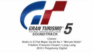 Gran Turismo 5 Soundtrack Waltz Op64 No1 quotMinute Waltzquot  Frédéric François Chopin Classic [upl. by Nager211]