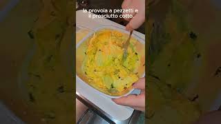 RICETTA SECONDO x CENA VELOCE FRITTATA di FIORI di ZUCCA in PADELLA shorts ricetta recipe food [upl. by Eiramrefinnej878]