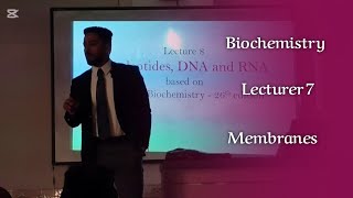 Biochemistry lec 7  Membranes Structure amp Function شرح الدكتور جاسم الشمري [upl. by Einniw]