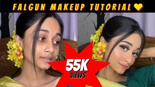 Falgun Makeup 🤪💛  Tahmina Chowdhury Prity [upl. by Areek463]