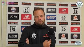 Brian Dutton Post match Chesham United [upl. by Edgell]