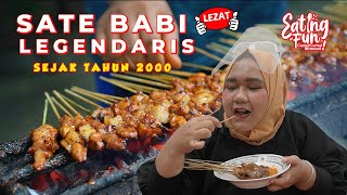 SATE BABI SEGARAN LEGENDARIS  MANTAP   Eatingfun Eps 32  Kuliner Kediri [upl. by Eikcim]