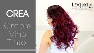 Tutorial Ombré Vino Tinto [upl. by Kidder]