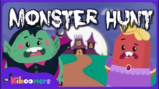 Going on a Monster Hunt  THE KIBOOMERS Halloween Song for Preschoolers [upl. by Maloney]