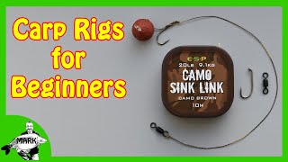 Easy to Tie Carp Rigs for Beginners [upl. by Grannie]