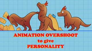 ANIMATION OVERSHOOT to give PERSONALITY [upl. by Dust]