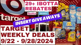 Can I Get 29 Ibotta Rebates in ONE Target Trip Insert Give Away [upl. by Barina]