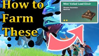 How to Farm Mist Veiled Lead Elixir Genshin Impact [upl. by Ober]