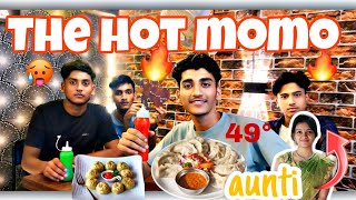 How can eat the hot momos 🤤🙂The hot momos in rajbiraj  exploring the momos 🤌🏻✖️ [upl. by Aieki277]