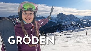 Grandiose Skirunde in Südtirol Legendäre Abfahrten in Gröden [upl. by Enidlarej]