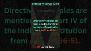 quotUnderstanding Directive Principles of State Policy  Part IV Explainedquot  UPSC  APPSC  SSC [upl. by Wake272]