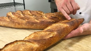 Shaping and Baking Artisan Baguettes [upl. by Mik240]