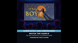 The Lion King Gender Reveal Movie Boy [upl. by Lyman]