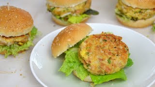 Hamburguesas de atún en lata ¡Fáciles y deliciosas [upl. by Savior]