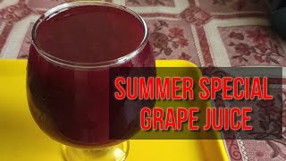 How to make summer special pulpy grape refreshing juice in tamil [upl. by Steck]