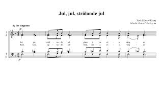 Jul jul strålande jul Blandkör  Alt [upl. by Garibold]