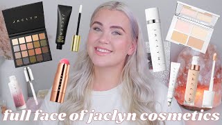 FULL FACE OF JACLYN COSMETICS glowy summer look  Paige Koren [upl. by Carlisle988]