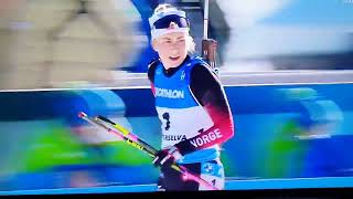 Mona Brorsson 3✨️ distans SkidskytteBiathlon world cup 2122 Antoltz [upl. by Anigger]