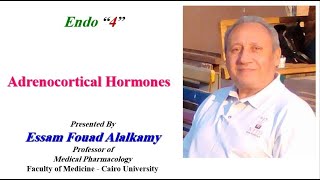 Endocrine Pharmacology 4 Adreno Cortical Hormones [upl. by Genisia]