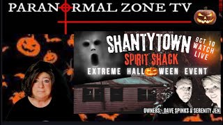 Live Paranormal EXTREME Investigation  Shanty Town  SPIRIT SHACK [upl. by Irrehs855]