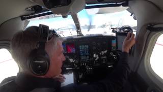 Pilots Eye Startup and Departure LFSB with Full ATC [upl. by Yerac]