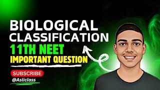 Biological Classification Important Questions  Class 11 Biology  NEET  CBSE 2024  Class 11th [upl. by Roch]