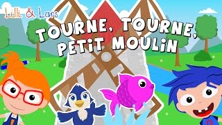 tourne tourne petit moulin avec gestes  comptines pour bébé avec gestes et paroles [upl. by Notsirt]