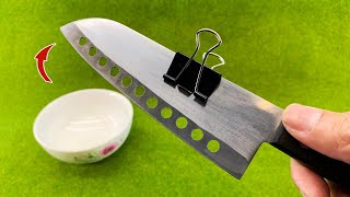 3 Easy Ways To Sharpen A Knife Like A Razor Sharp  Amazing Ideas [upl. by Darrick]