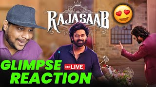 🔴The Rajasaab Glimpse The Rajasaab Teaser Reaction prabhas therajasaab glimpse [upl. by Edieh470]