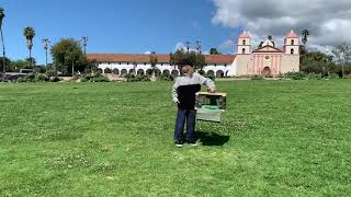 Flying Our Racing Pigeons by the Santa Barbara Mission [upl. by Alyks219]