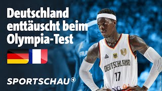 Basketball Testspiel Deutschland – Frankreich Highlights  Sportschau [upl. by Ogilvie]