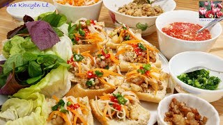 BÁNH MÌ HẤP  Đừng bỏ Bánh Mì cũ Làm món này ai ăn cũng khen cuốn Rau chấm nước Mắm by Vanh Khuyen [upl. by Lanford]