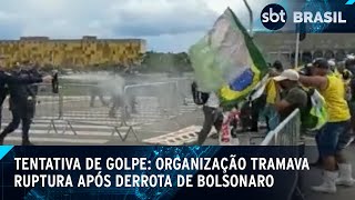 Tentativa de golpe organização tramava ruptura após derrota de Bolsonaro  SBT Brasil 261124 [upl. by Zeculon]