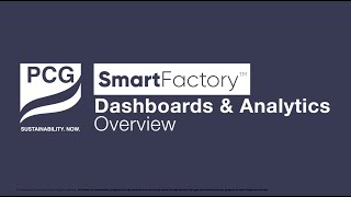 PCG SmartFactory Dashboard and Analytics Overview [upl. by Russel]