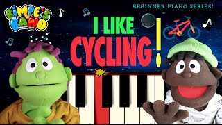 Beginner Piano Series Play and Sing with Bimpe’s Band I Like Cycling [upl. by Ecirtnahs]