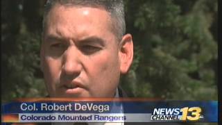 Colorado Mounted Rangers KRDO Channel 13 Colorado Springs [upl. by Sirap]